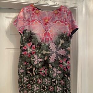 Ted Baker Multicolor Floral Mini Dress